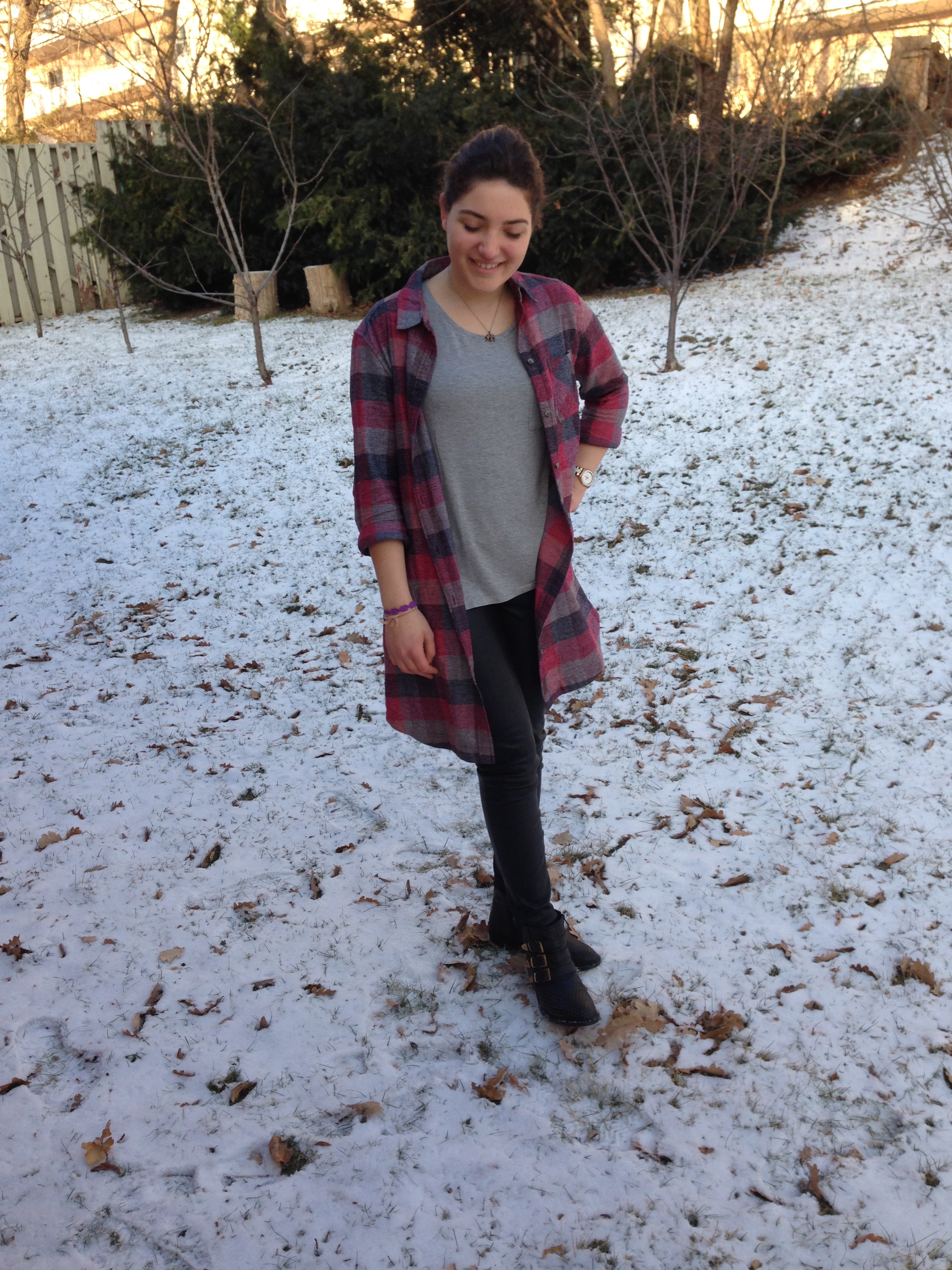Plaid in the Snow